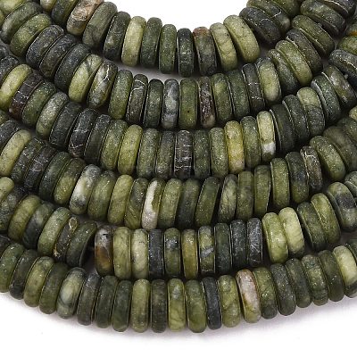 Frosted Natural Chinese Jade Beads Strands G-K389-C12-01-1