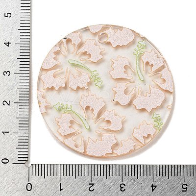 Opaque Acrylic Pendants BACR-C001-01H-1