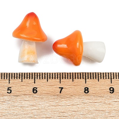 Mushroom Themes Resin Display Decorations DJEW-S002-01A-1