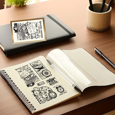 PVC Plastic Clear Stamps DIY-WH0631-0680-1