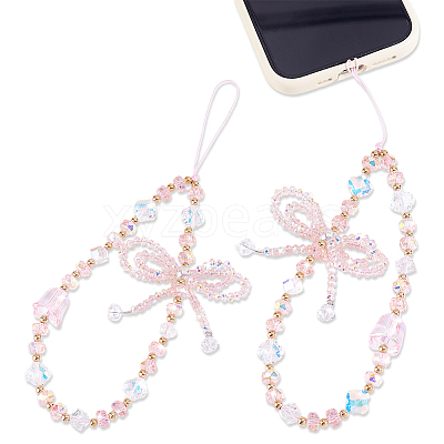 1Pc Alloy & Glass Mobile Straps MOBA-ME0001-01A-1