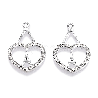 Rack Plating Alloy Pendants FIND-N005-31P-1