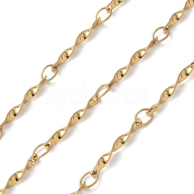 304 Stainless Steel Twist Bar Link Chains CHS-C015-08G-1