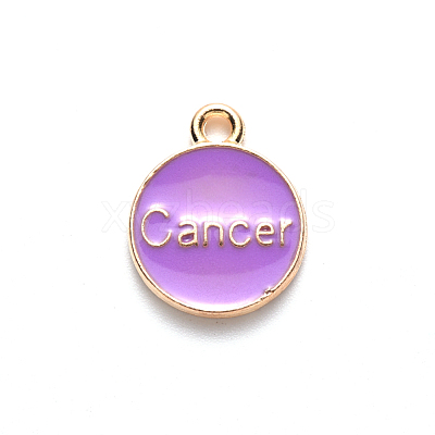 Alloy Enamel Pendants ENAM-S124-01A-01D-1