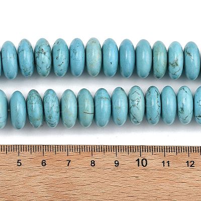 Dyed Natural Magnesite Beads Strands G-B173-A01-02-1