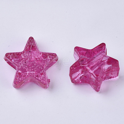Transparent Acrylic Beads TACR-T015-019-1