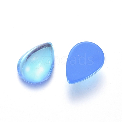 Transparent K9 Glass Cabochons X-GGLA-L029-05D-M02-1
