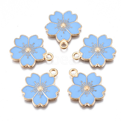 Alloy Enamel Pendants X-ENAM-S121-115E-1