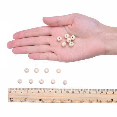 Natural Wood Beads WOOD-Q017-8mm-06-LF-1