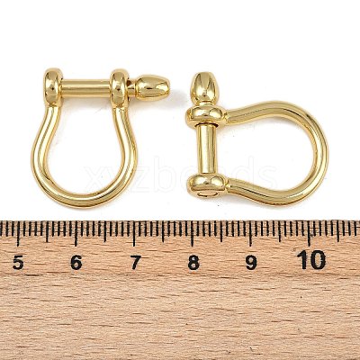 Brass D-Ring Anchor Shackle Clasps KK-A257-08G-1