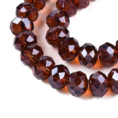 Electroplate Glass Beads Strands EGLA-A034-T8mm-A36-1