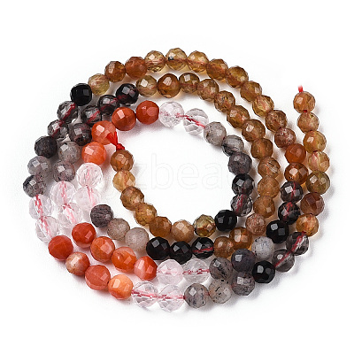 Natural & Synthetic Mixed Gemstone Beads Strands G-D080-A01-01-33-1