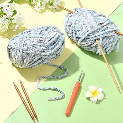 Super Bulky Chenille Polyester Yarn YCOR-FZC0001-01F-1