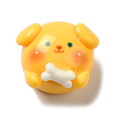 Cute Opaque Resin Cabochons RESI-L040-03I-1