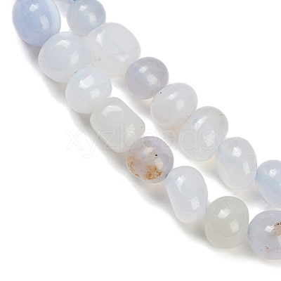 Nature Blue chalcedony Beads Strands G-D303-01-1