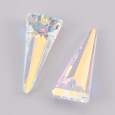 K9 Glass Rhinestone Pendants GLAA-K034-J05-A-1
