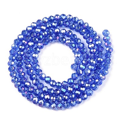 Electroplate Glass Beads Strands LS-EGLA-A044-T2mm-B31-1
