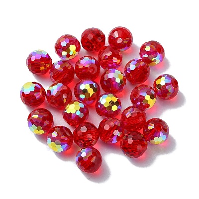 AB Color Plated Glass Beads EGLA-P059-02A-AB08-1