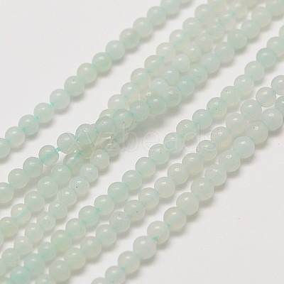 Natural Amazonite Round Bead Strands X-G-A130-2mm-14-1