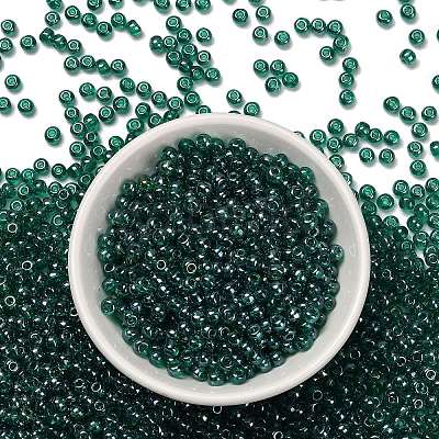 FGB 6/0 Grade A Round Glass Seed Beads SEED-Q011-4mm-F520-1