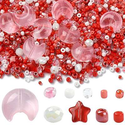 Mixed Styles Glass Beads Strands EGLA-FS0002-63B-1