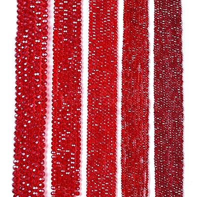 Electroplate Glass Beads Strands EGLA-A044-T2mm-A01-1