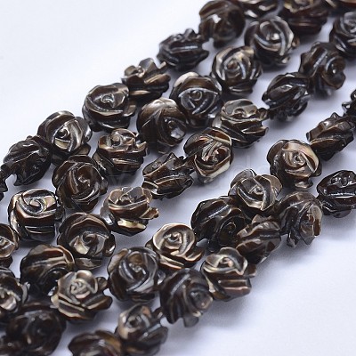 Shell Bead Strands SSHEL-P015-01C-8mm-1