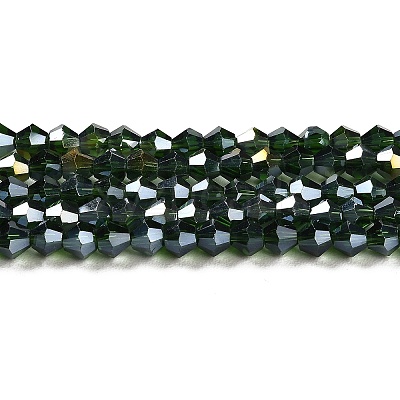 Transparent Electroplate Glass Beads Strands LS-EGLA-A039-T2mm-B25-1