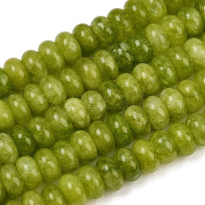 Dyed Natural White Jade Beads Strands G-G107-A40-01-1