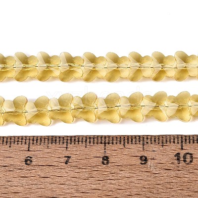 Transparent Glass Beads Strands GLAA-Q118-01A-B13-1