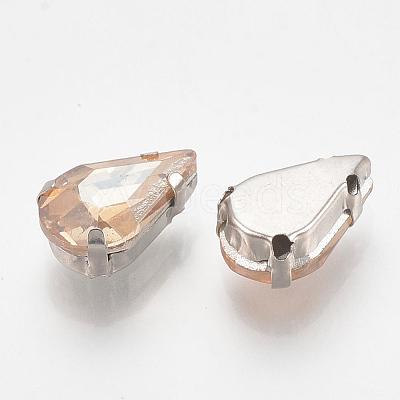 Sew on Rhinestone RGLA-T035-6x10mm-09-1
