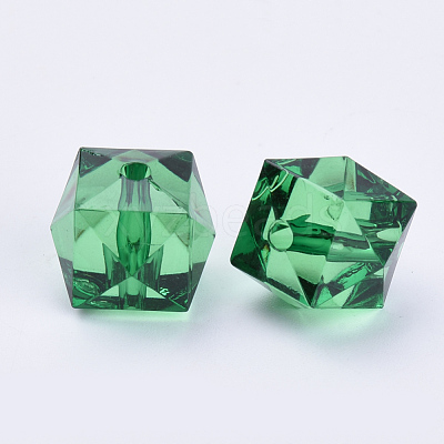 Transparent Acrylic Beads X-TACR-Q259-10mm-V17-1