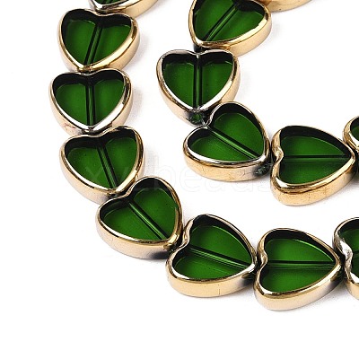 Electroplate Glass Beads Strands EGLA-T021-23D-1
