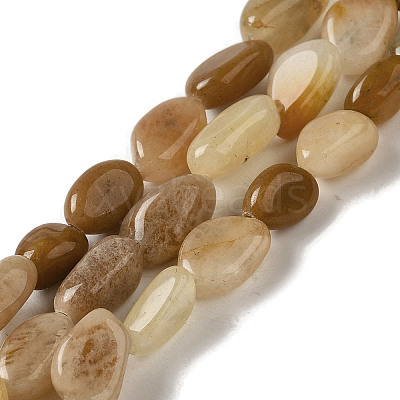 Natural Topaz Jade Beads Strands G-B078-B02-01-1