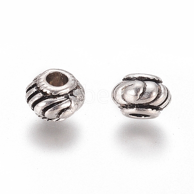 Tibetan Style Spacer Beads TIBEB-Q39-AS-LF-1