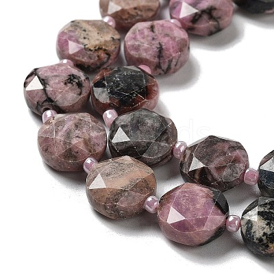 Natural Rhodonite Beads Strands LS-G-NH0004-025-1