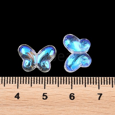 AB Color Plated Transparent Glass Beads GLAA-Z020-01A-1