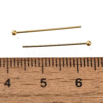 Brass Ball Head Pins KK-H502-03C-G-1