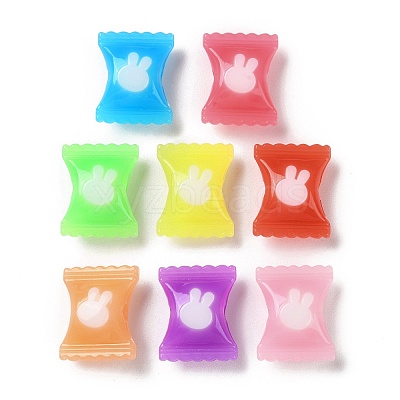 Two Tone Opaque Acrylic Beads SACR-I005-04D-1