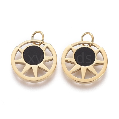 316 Surgical Stainless Steel Charms STAS-F256-045G-1