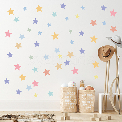 PVC Plastic Sticker for Wall Decoration Accessories AJEW-WH0007-05D-1