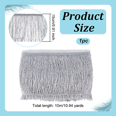 Polyester Tassel Lace Trim SRIB-WH0011-251A-02-1