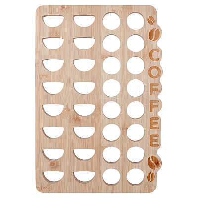 Wooden Cup Coffee Pod Holders ODIS-WH0030-153-1