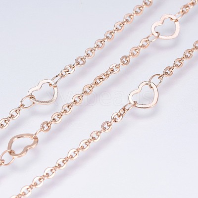 Ion Plating(IP) 304 Stainless Steel Cable Chains CHS-E017-01RG-1