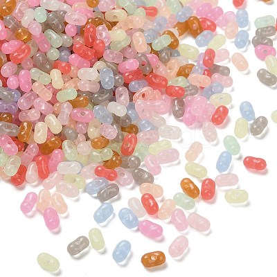 Luminous Transparent Acrylic Beads LACR-D009-01E-1