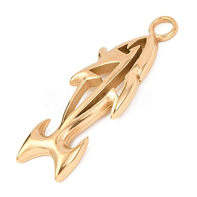 304 Stainless Steel Pendants LS-STAS-D129-13B-G-1