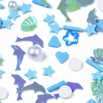 Handmade Polymer Clay Sprinkles Mix X-CLAY-N006-87-1