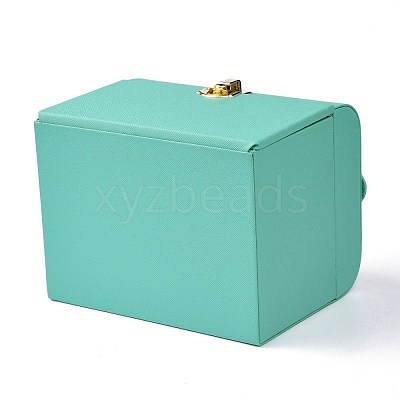 PU Leather Jewelry Organizer Box CON-P012-04B-1