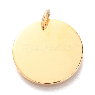 Ion Plating(IP) 304 Stainless Steel Charms LS-EJEW-L238-03E-G-1