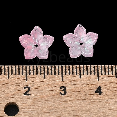 Dyed & Heated Glass Bead Caps X-GLAA-Z019-02-1